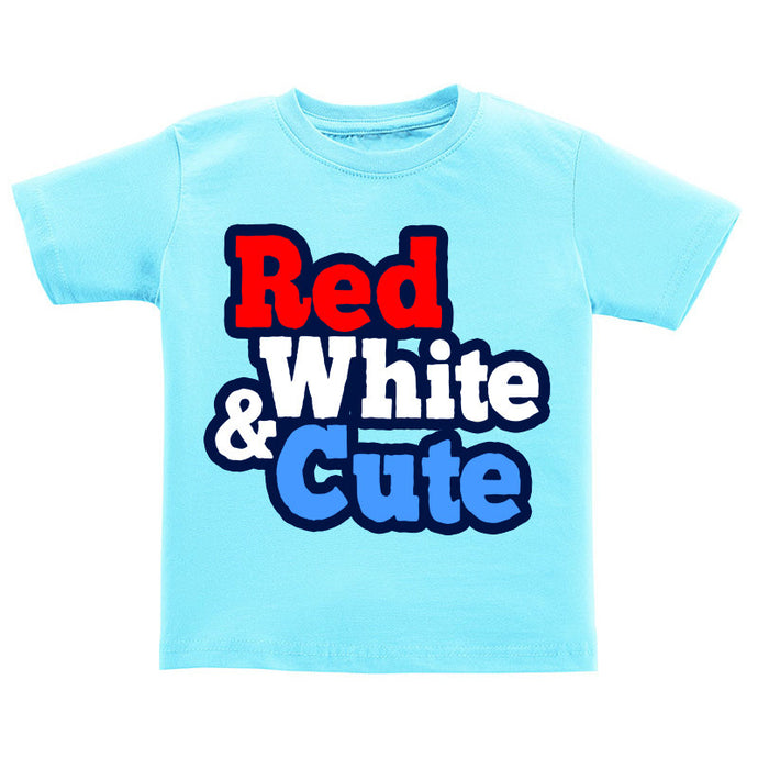 T-Shirt - Red, White, and Cute